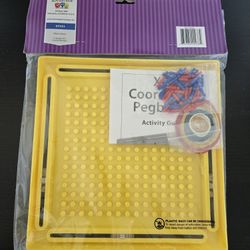 GREAT GIFT FOR KIDS!!  Pegboard - Includes 50 Pegs & Rubber Bands $2 each or $60 for all 38 of them