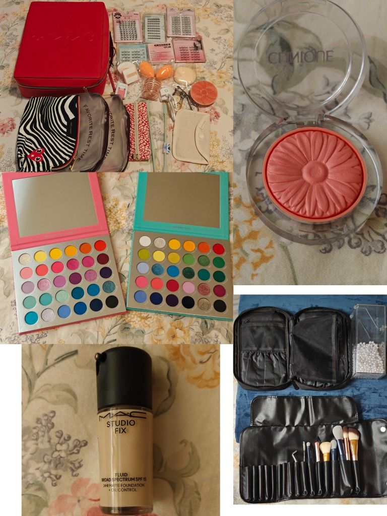 Moving sale! Makeup supplies,Estee Lauder,Eyelashes,RT makeup spong,Mac,Clinique,Kaa beauty