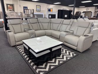 Power Recliner Sectional. 🚚WE DELIVER🚚