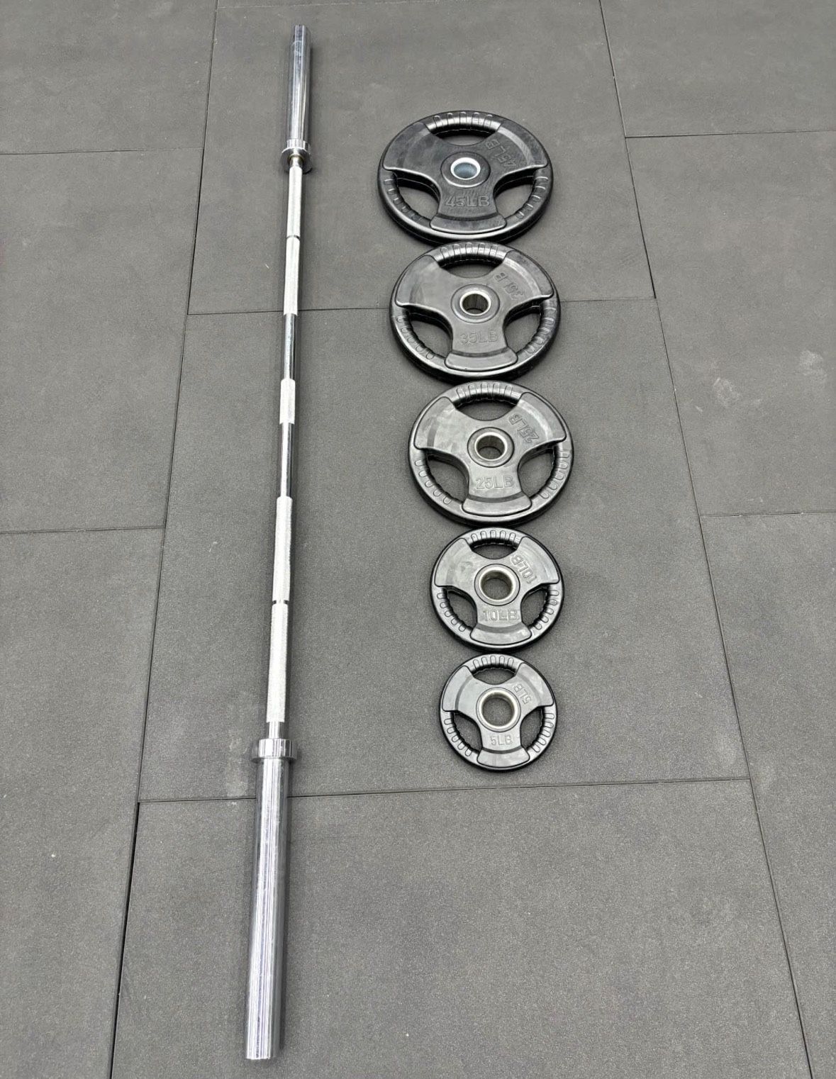 Olympic Barbell / Grip Plate BUNDLE Vesta Fitness
