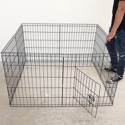 (New in box) $30 Small 24” Tall Dog Pet Playpen Fence Gate 8-Panels X (24” Tall X 24” Wide) 