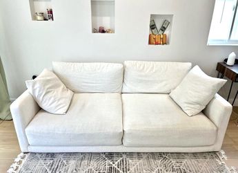Living Spaces Feather-Down Cloud Sofa