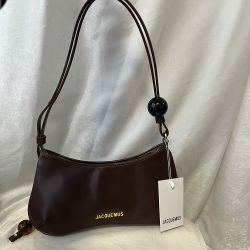 Jacquemus Le Bisou Perle Bag In Brown 