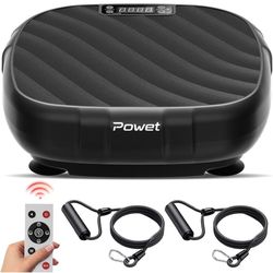 Vibration Plate Exercise Machine, Whole Body Workout Vibration Plate for Lymphatic Drainage with 5 Setting Modes, 99 Speed Levels for Weight Loss, Sha