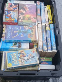 Disney,Hanna...etc. Many Children's Collectible Movies.I 