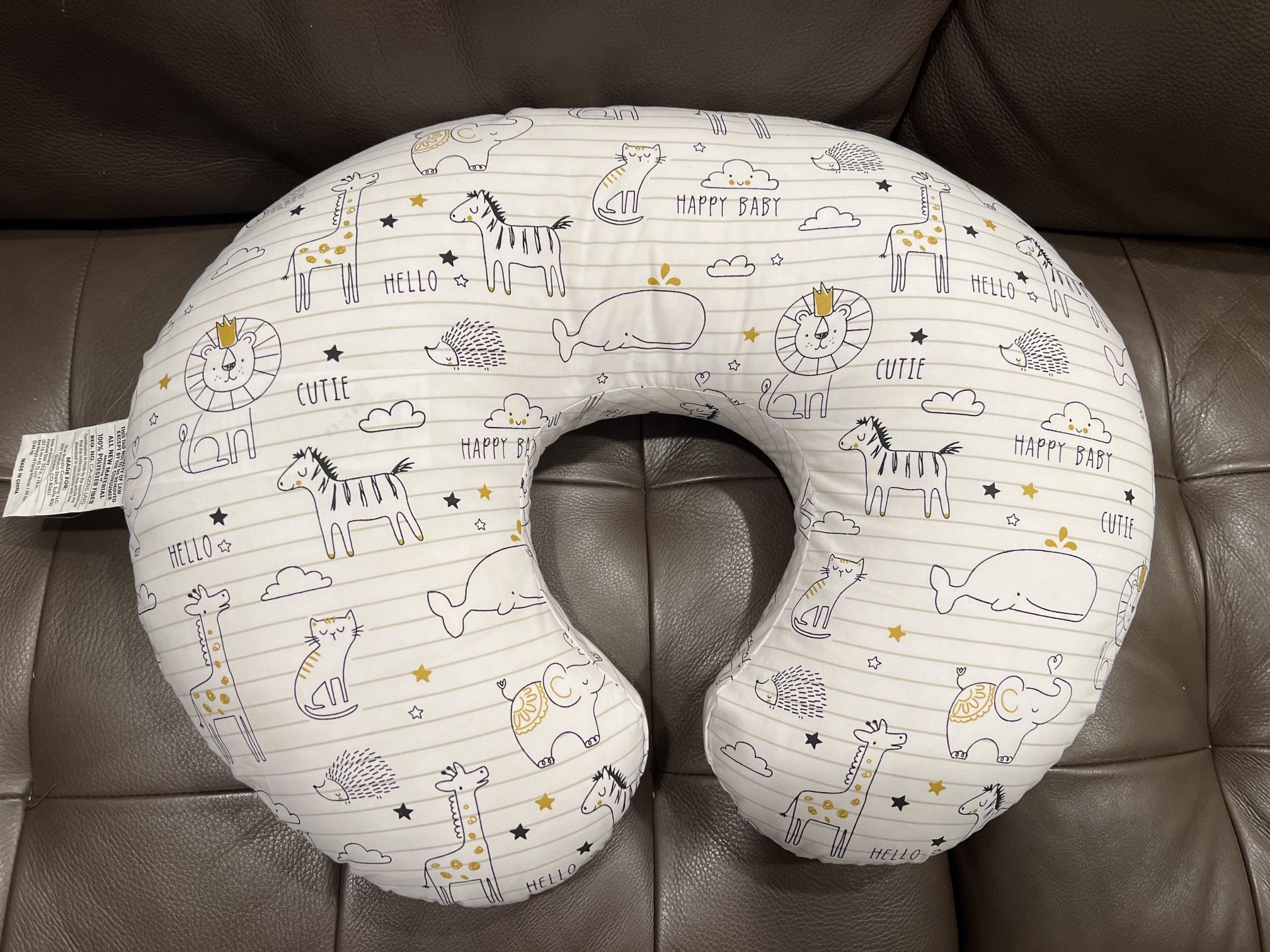 Boppy Nursing Pillow Animal print