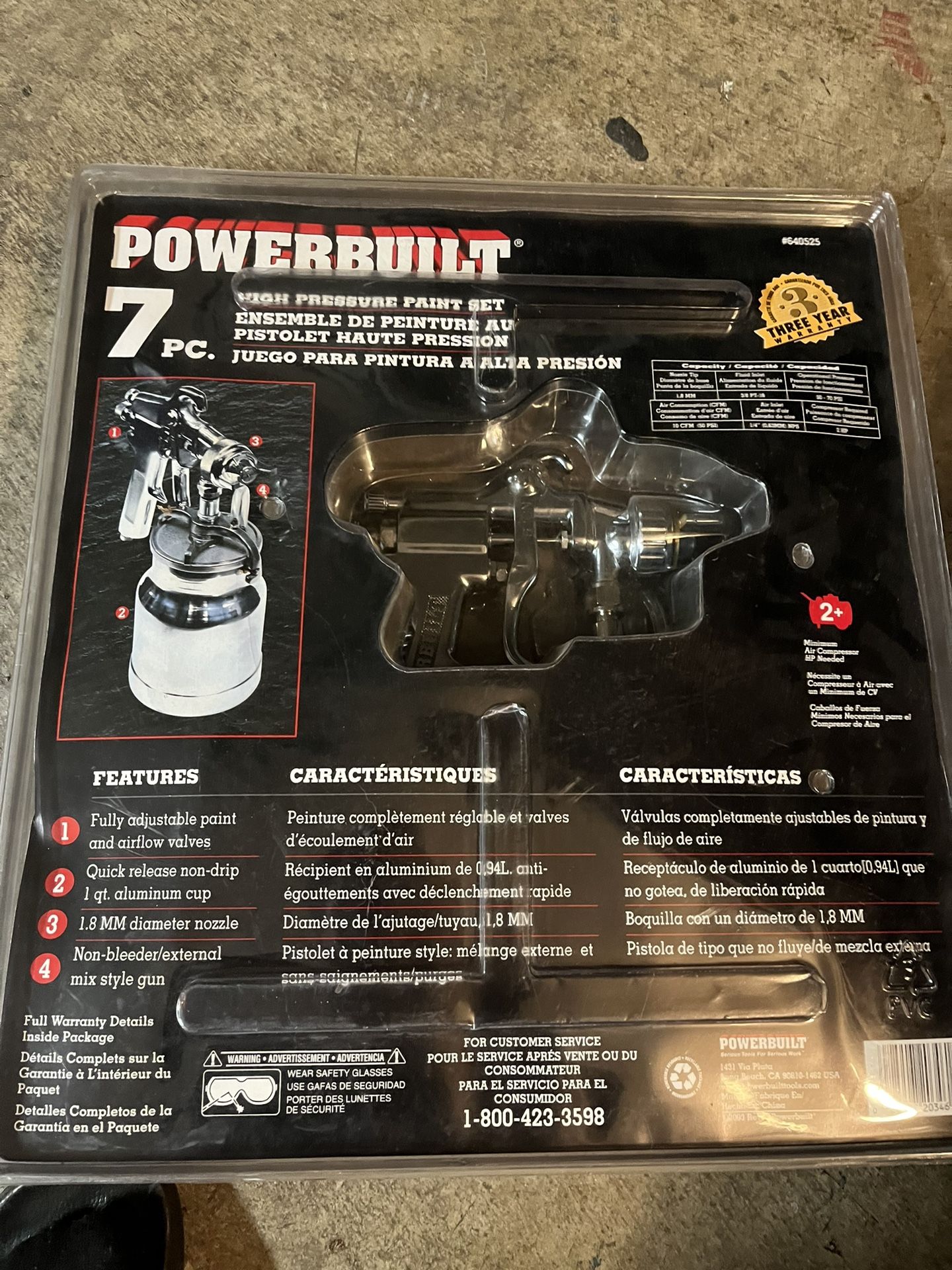 Power built Paint Gun Kit