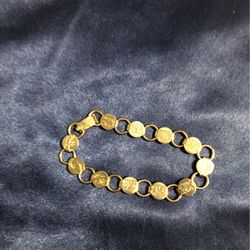 Vintage Sarah Cov. Circle Link Bracelet 