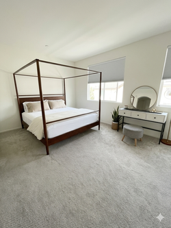 Mid Century Canopy Bed Modern