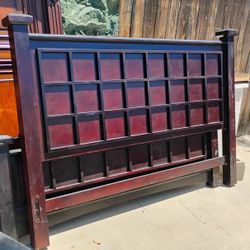 Wood King Bed Frame