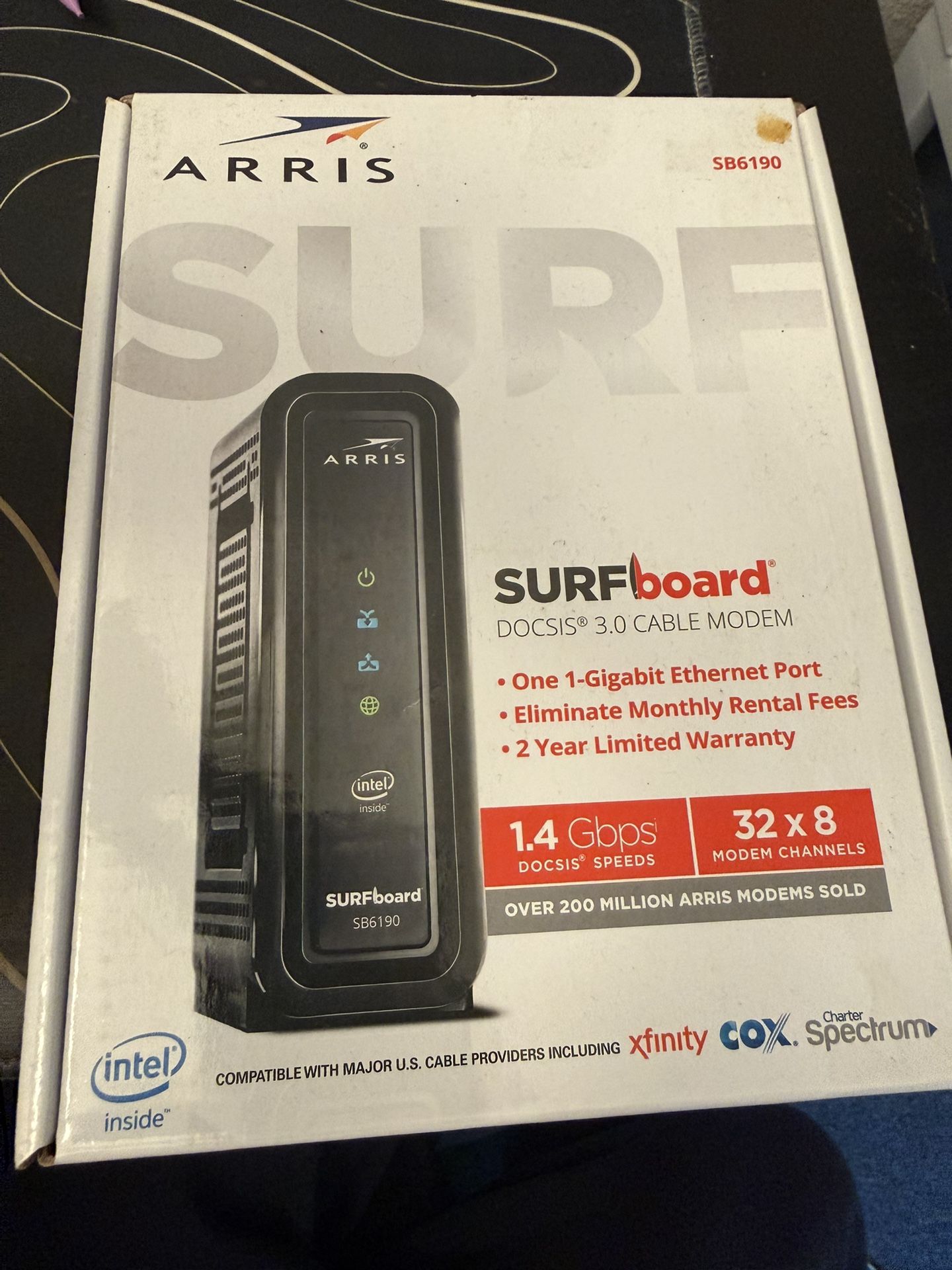 Arris SURF board modem