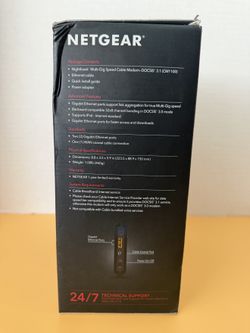 Netgear Nighthawk CM1000 DOCSIS 3.1 Cable Modem in Non-Matching CM1100 Box