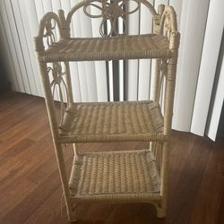 3 Tier Wicker  Shelving 