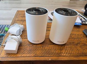 ​TP-Link Deco XE75 AXE5400 Tri-Band Wi-Fi 6E Mesh Router Node – Tested & Working