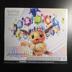 Pokemon TCG Prismatic Evolutions ETB Elite Trainer Box - Brand New Sealed