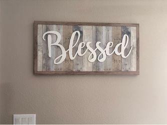 Blessed sign