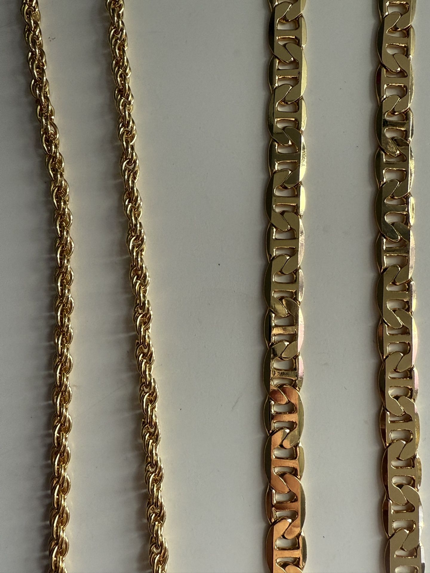 gold plated chains