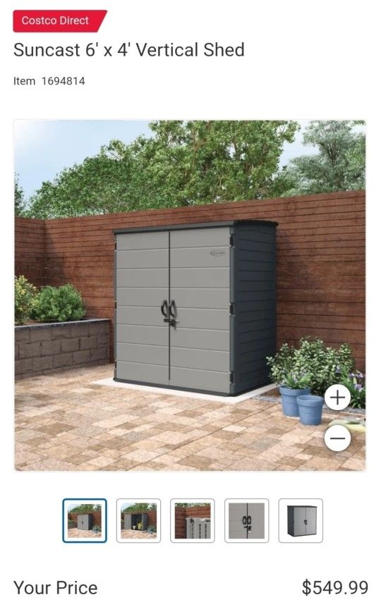 Suncast Shed 6x4 New
