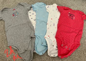 Baby girls onesies set 24 months