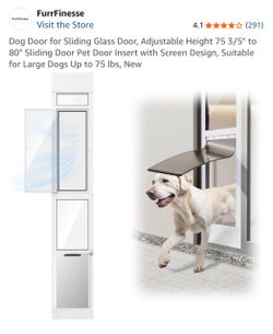 LG dog door for sliding door