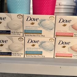 Dove Soap 3 For $5 Or 10 For $15
