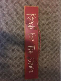 Reach for the stars - Wood sign