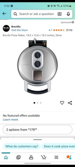 Breville pizza oven