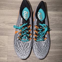 Men's Miami Dolphins Nike Gray/Orange Air Zoom Pegasus 36 Size 13