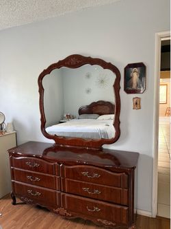 Bedroom Set , Cherry Color