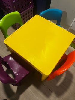 Table and chair