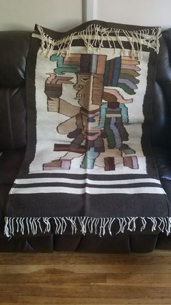 Authentic Hand Made Zarape Rug