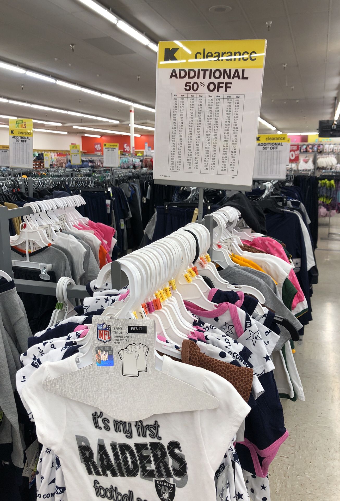 nfl clothing clearance