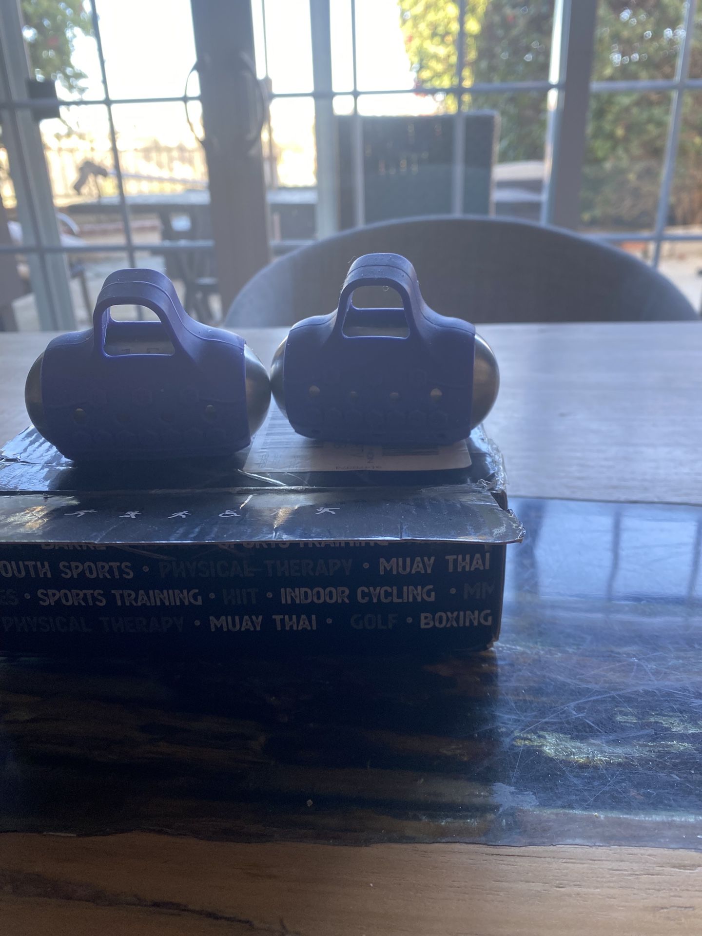 Egg Weights 5 Lb Pair , 2 1/2 Lb Each Rare !!!