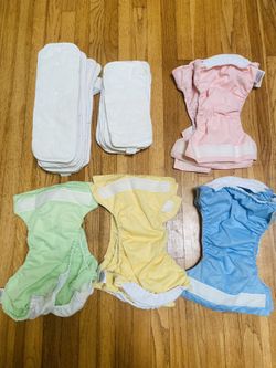BumGenius cloth diapers And Diaper sprayer