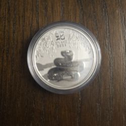 Silver Lunar Coin (2025 Year Of The Snake)