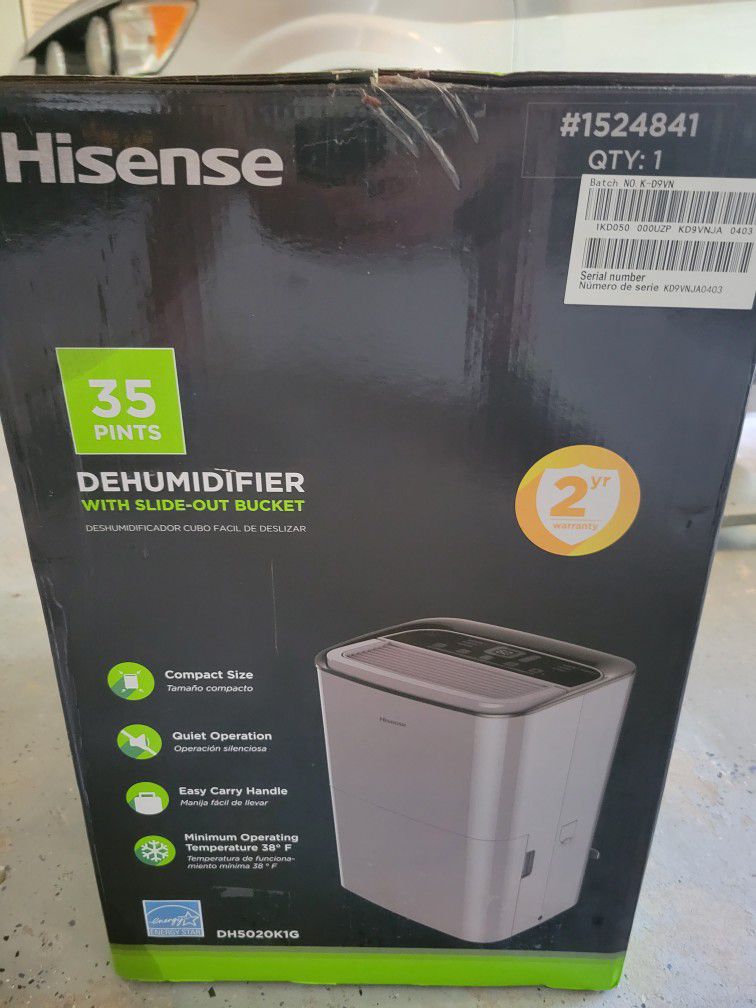 Hisense Dehumidifier 