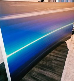 Vintage Andy Moses 45x96 Curved Painting