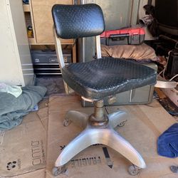 1950s Vintage Metal Desk Chair 