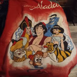 Vintage Disney Fleece Aladdin Blanket