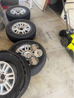 18” ford Rims with decent tread