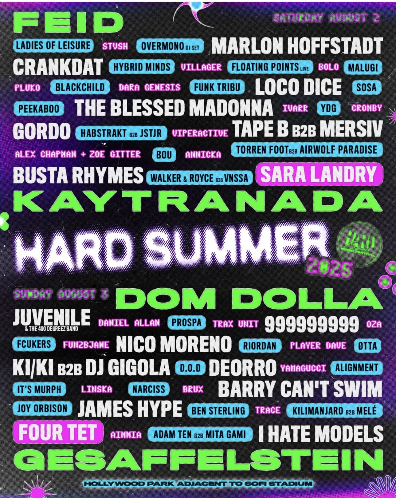 2 GA HARD SUMMER TICKETS