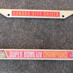 Chiefs License Plate Frame