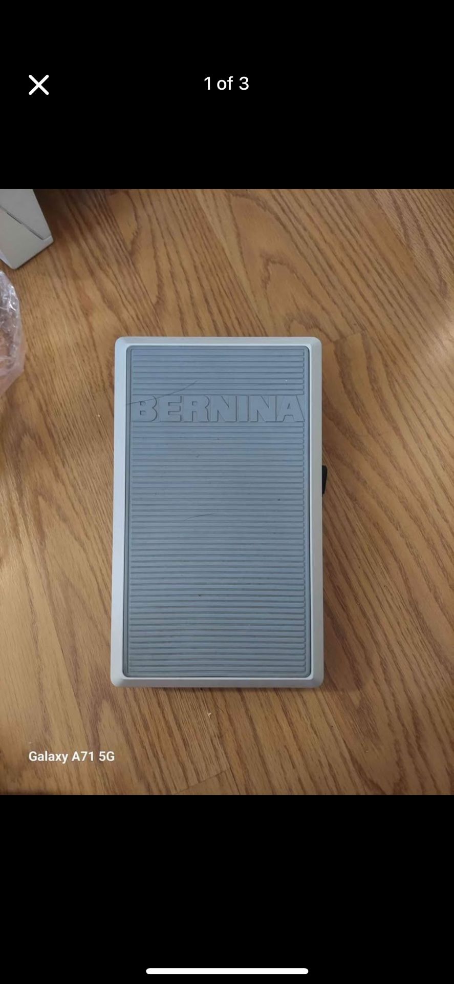 Bernina Foot Pedal