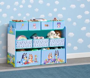 New: Bluey Kids 9 bin Toy Organizer