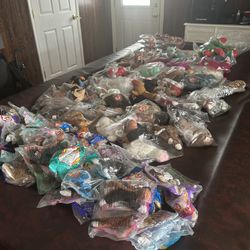 Large Beanie Babie Collection Over 175 