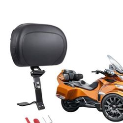 Kiawnia Adjustable Driver Backrest Rider Backrest Mount Kit Compatible with Can Am Spyder RT RT-S RT Limited 2010 - 2019