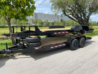 NEW 7x18 CAR HAULER TRAILERS