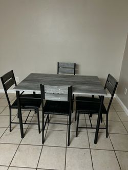 Couch and table