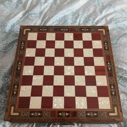 Really Nice Lightly Used Chess Deck. Comes with Silver and Bronze.