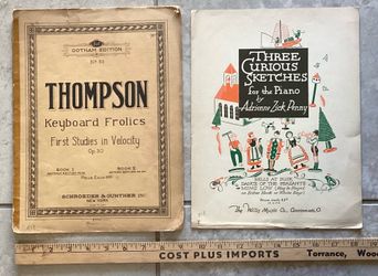 VINTAGE OLD SHEET MUSIC PAGES/BOOK  ASKING $10 FOR ALL TOGETHER